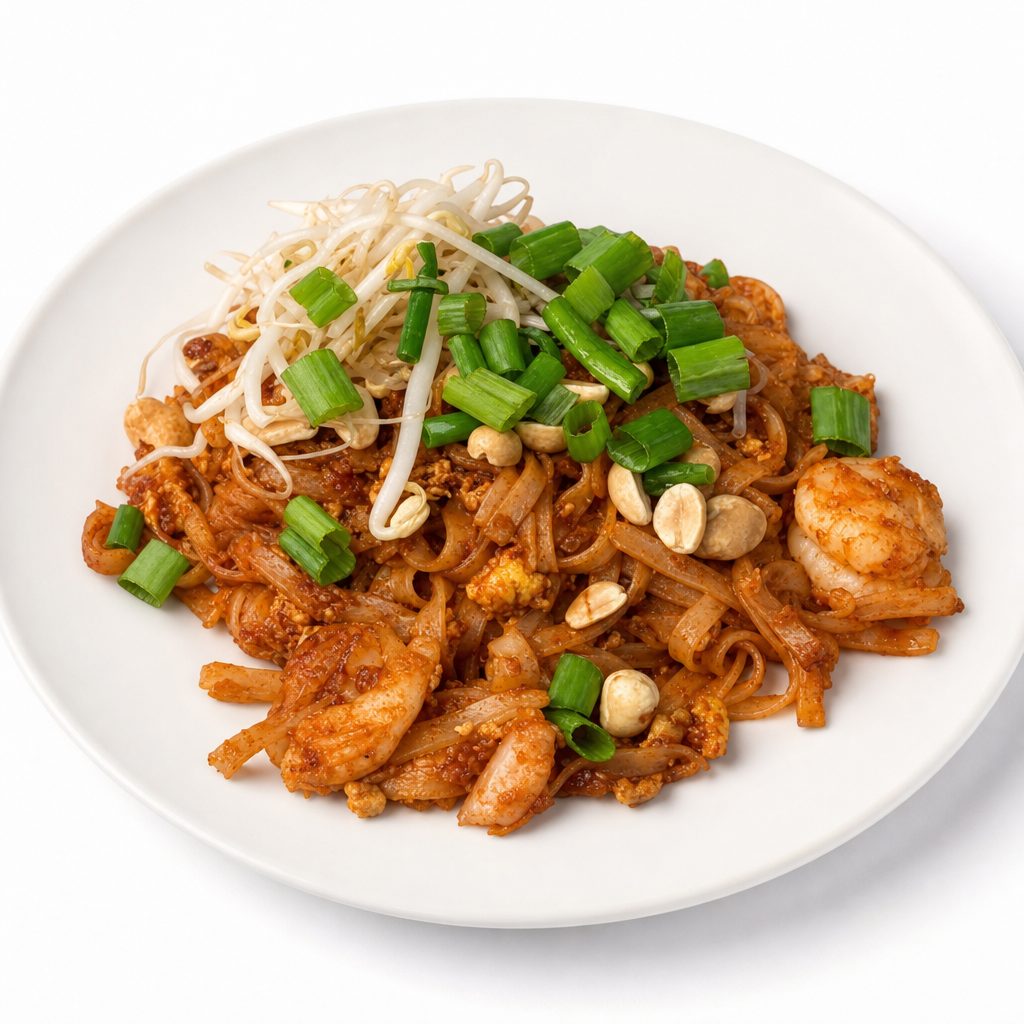 Pad Thai Shrimp.