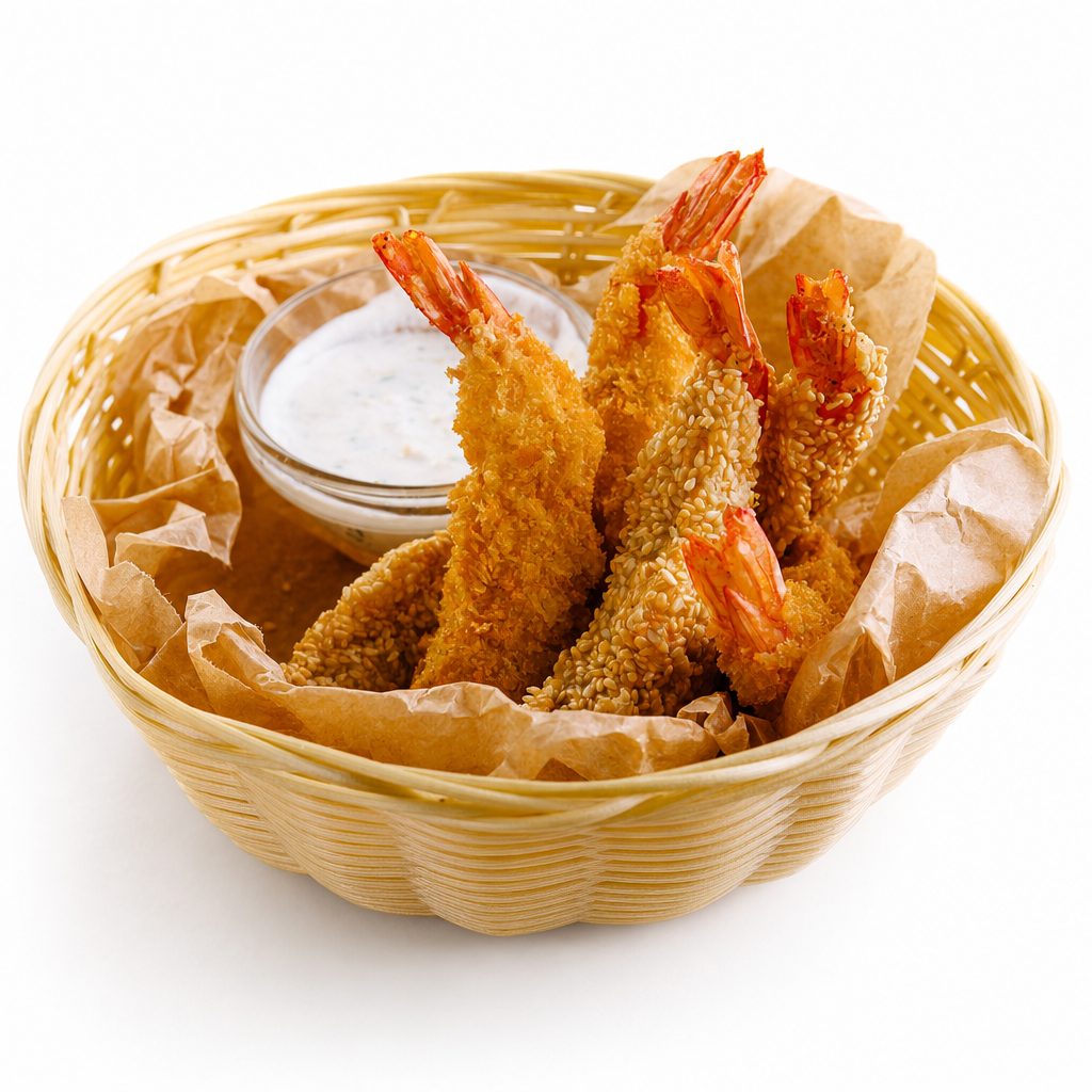 Crunchy Tempura Shrimp.