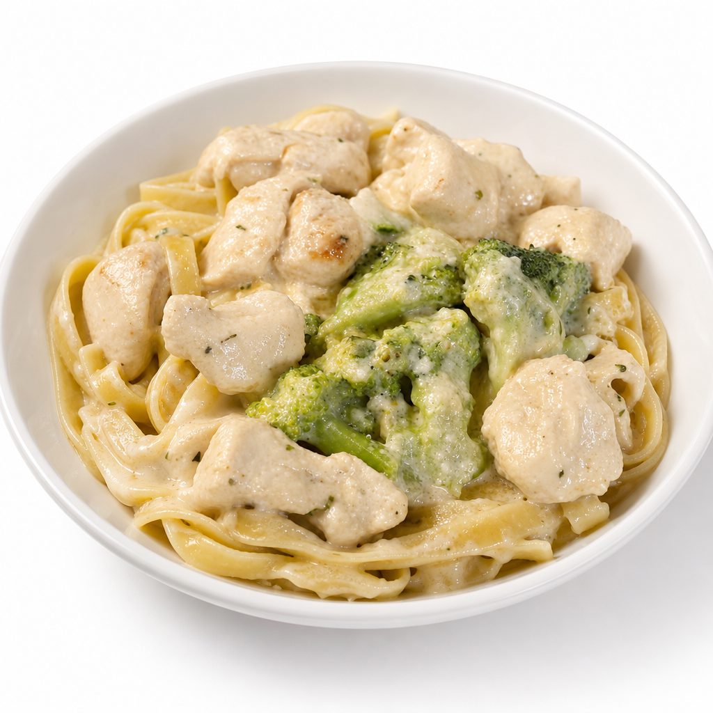 Chicken Fettuccine Alfredo.