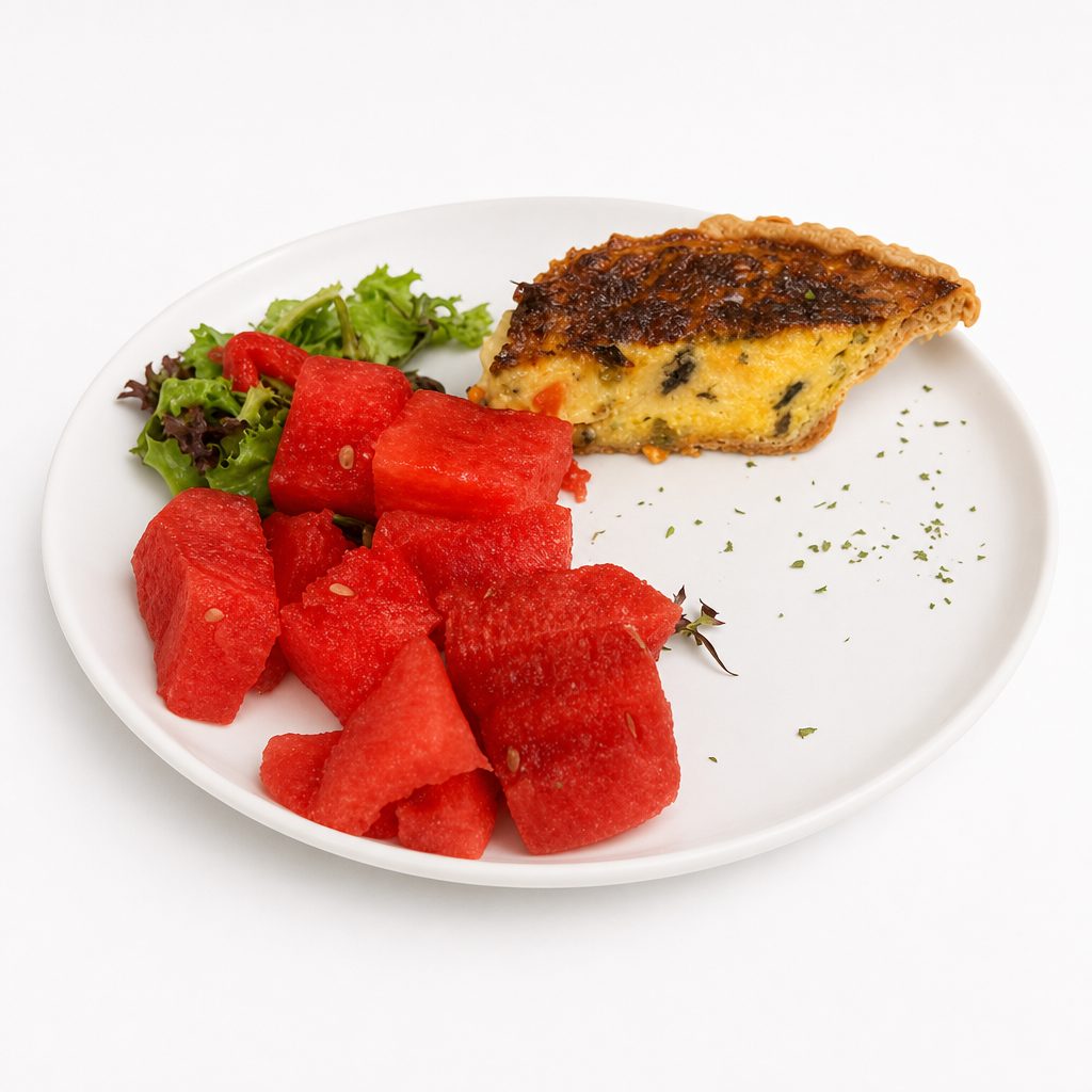 Veggie Quiche.