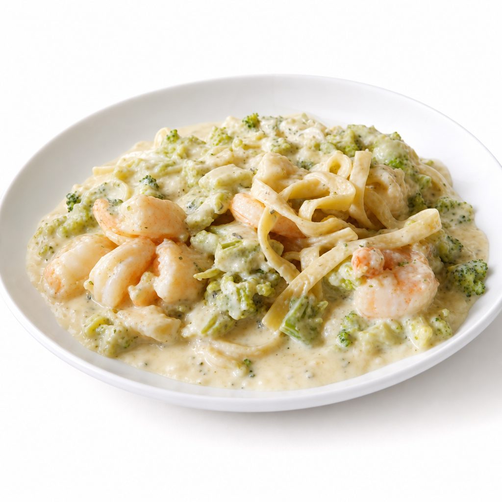 Shrimp Fettucini Alfredo.