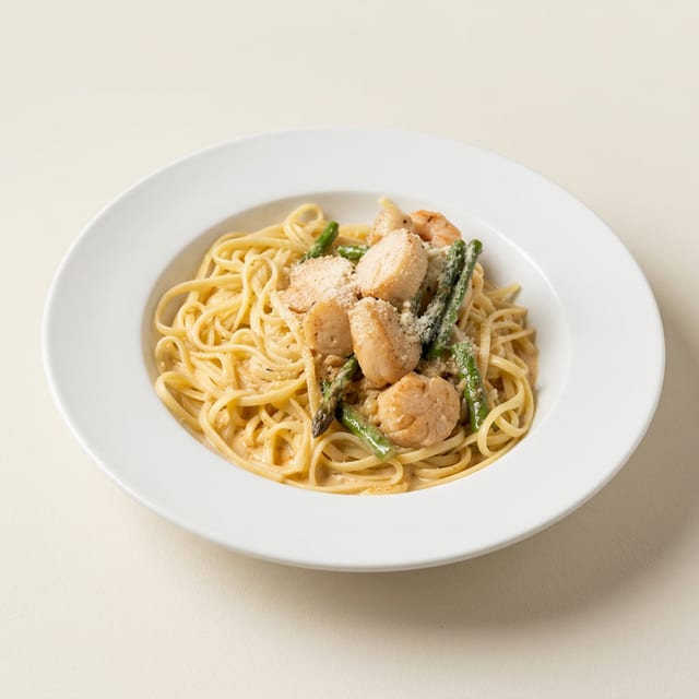 Shrimp & Scallop Oscar.