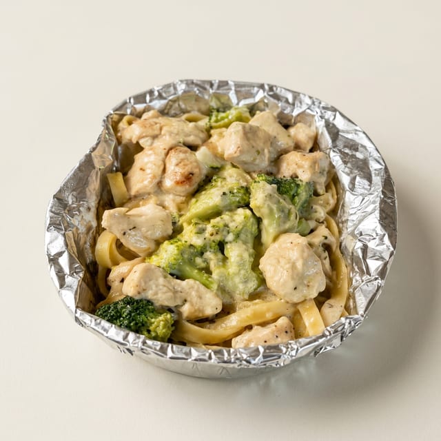 Chicken Fettuccine Alfredo.