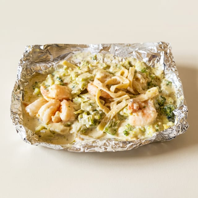 Shrimp Fettucini Alfredo.